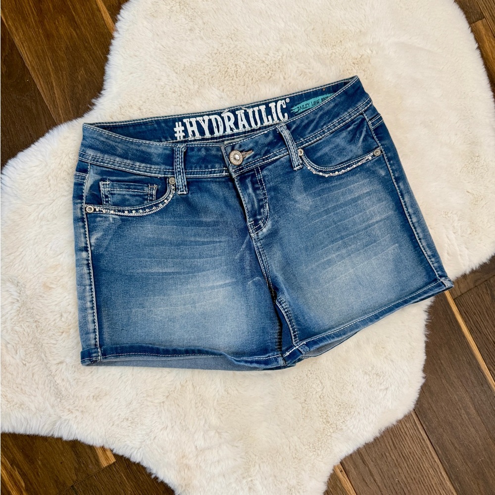 Hydraulic Indigo Denim Shorts